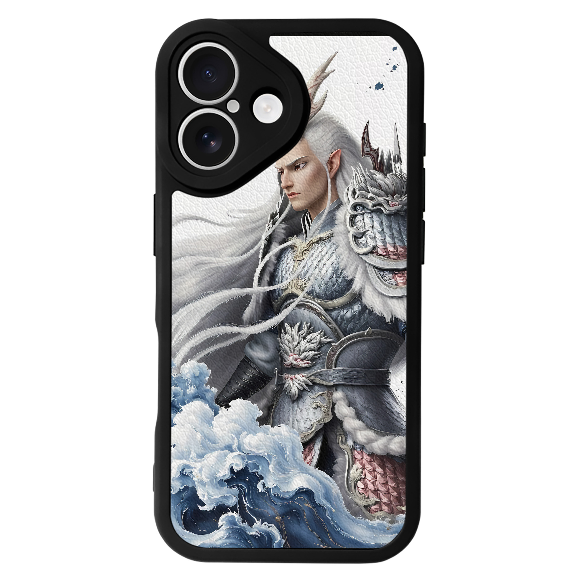 （画像用） Ne Zha 2 ナタ 魔童の大暴れ 【iPhone 16シリーズ対応】シリコンスマホケース（レザー調） 材質：シリコン